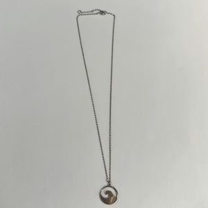 Silver Wave Necklace